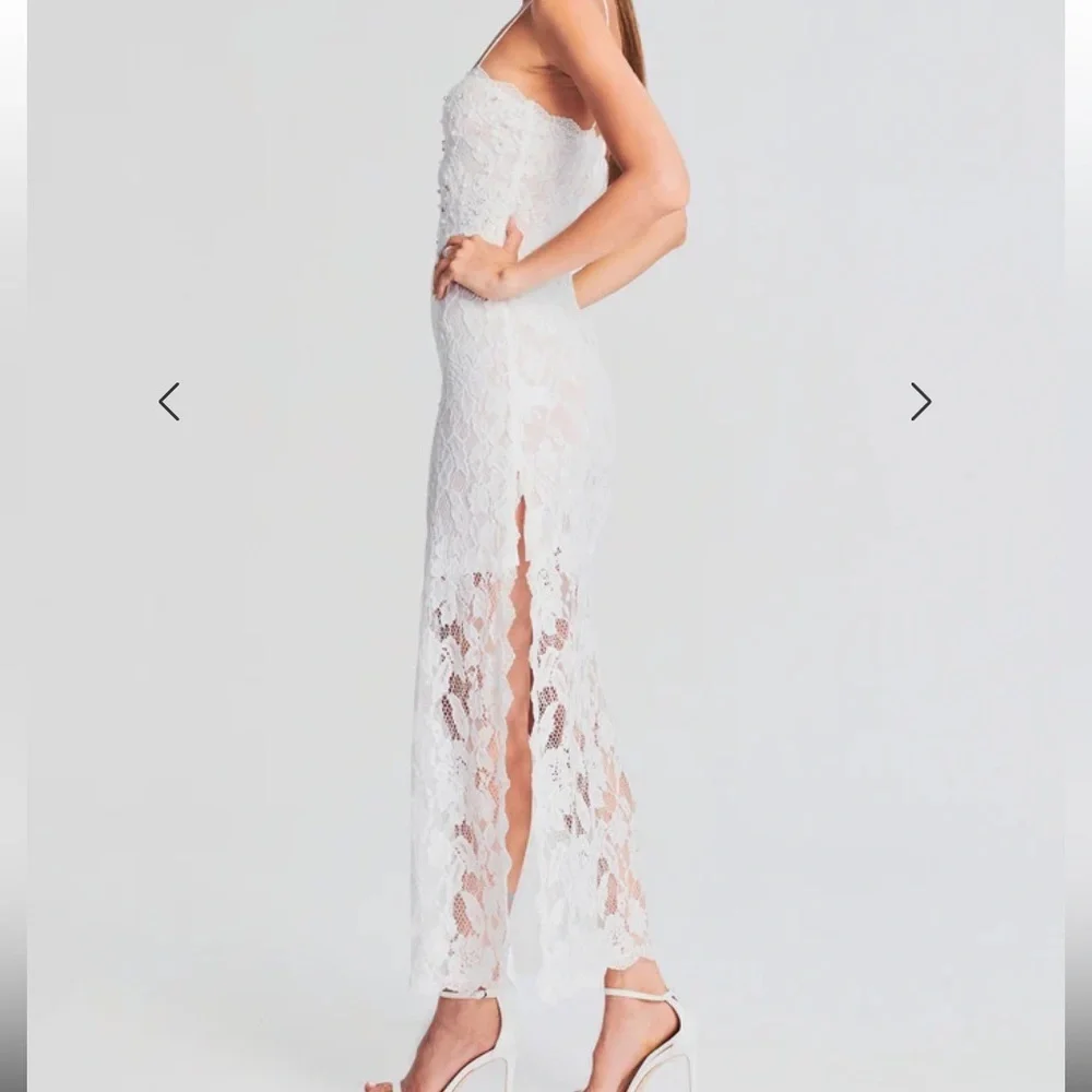 HEMANT & NANDITA for Free People Reet Lace Midi Dress NWT